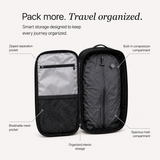 Interior of the black backpack