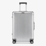 Silver suitcase front